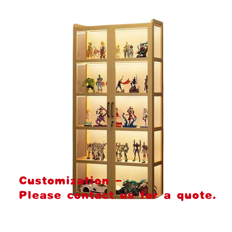 Wine Beer Supermarket - Maßgefertigter Handgefertigter Acryl-Türschrank mit LED-Beleuchtung LED-Laden-Display
