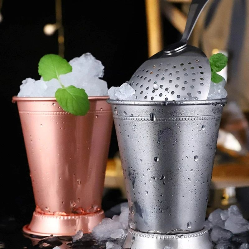 Wine Beer Mix - Tiki Mint Julep Becher Edelstahl Cocktailbecher