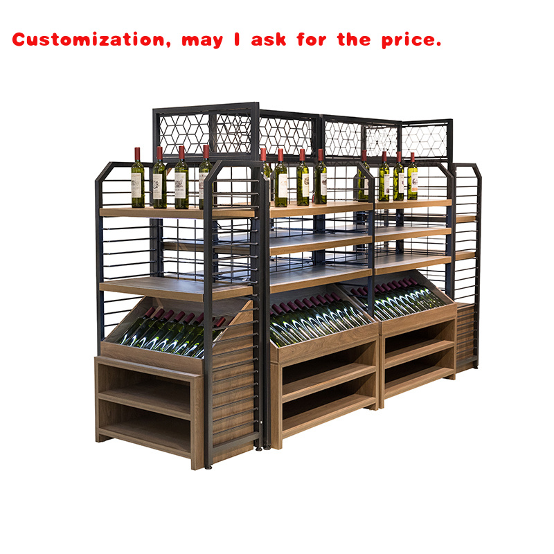 Wine Beer Supermarket - Custom.Custom Supermarkt Weinkeller Rotweinglas Flasche Bier