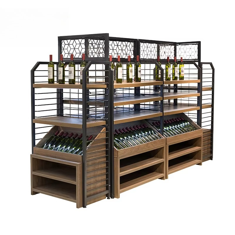 Wine Beer Supermarket - Benutzerdefinierte Supermarkt Weinkeller Weinglas Flasche Bier