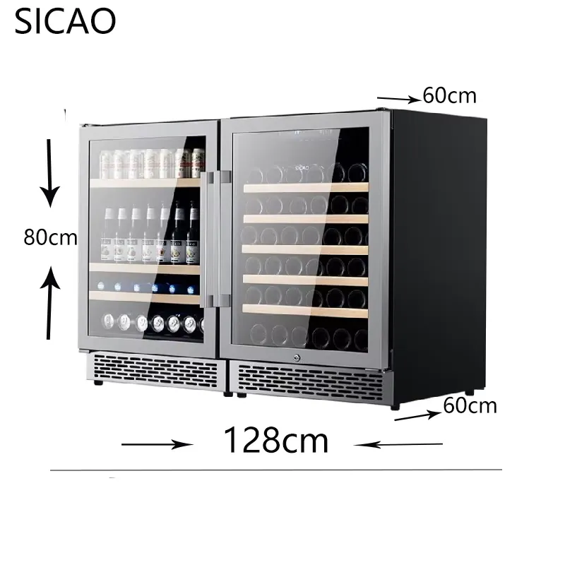 2-türiger Wein- und Bierkühlsc – Wine Beer Cooler Fridge Bewertung und Preis