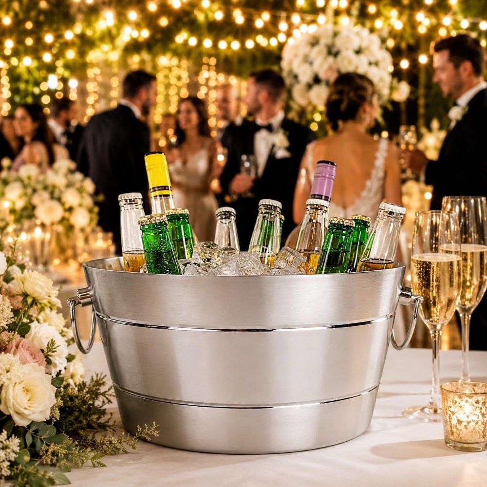 Doppelwandiger Edelstahl-Eiskü – Wine Beer Images Bewertung und Preis